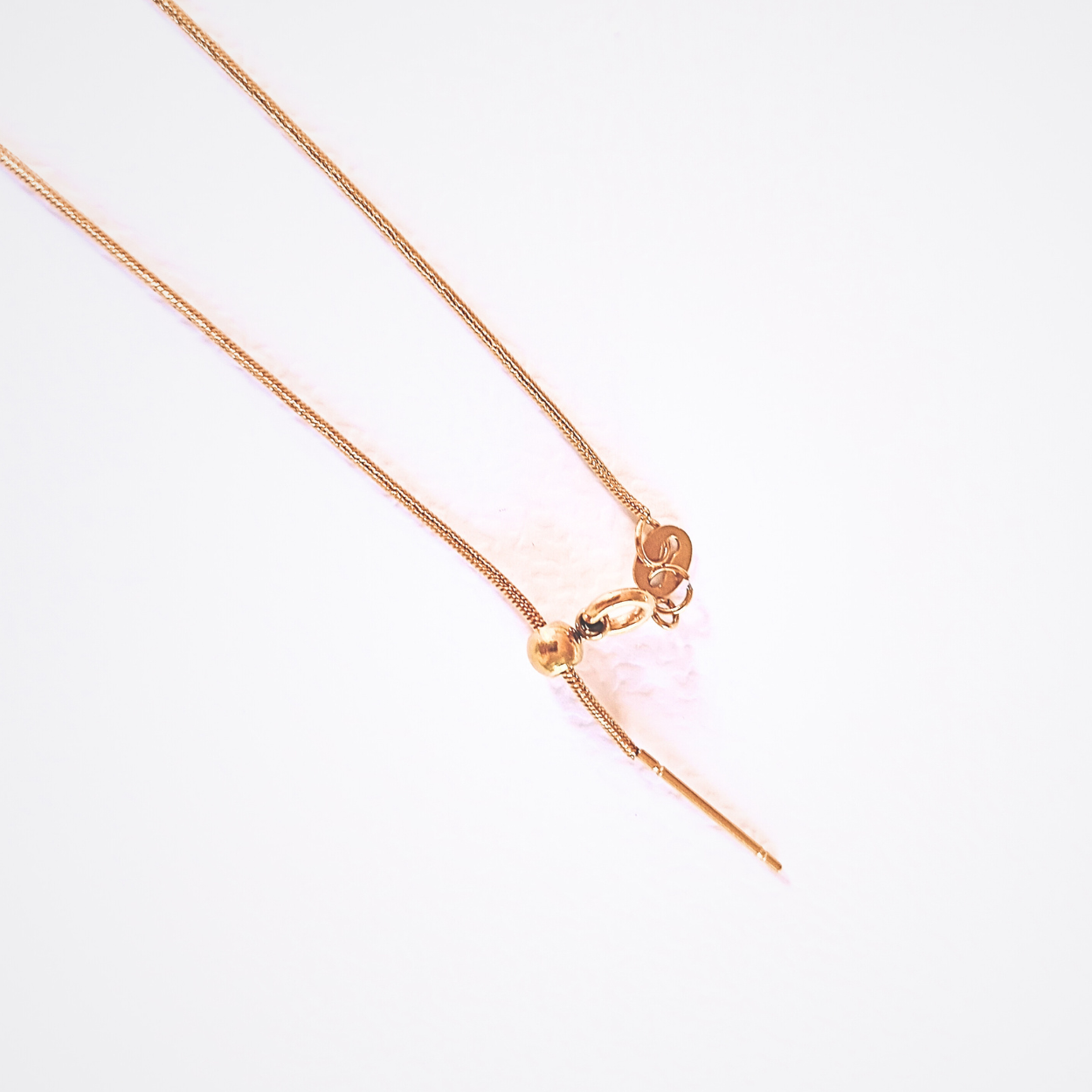 COLLAR SURPRISE. Oro, plata, acero inoxidable 316, acero inoxidable quirúrgico, hipoalergénico, cristal. Mujer. Hecho a mano
