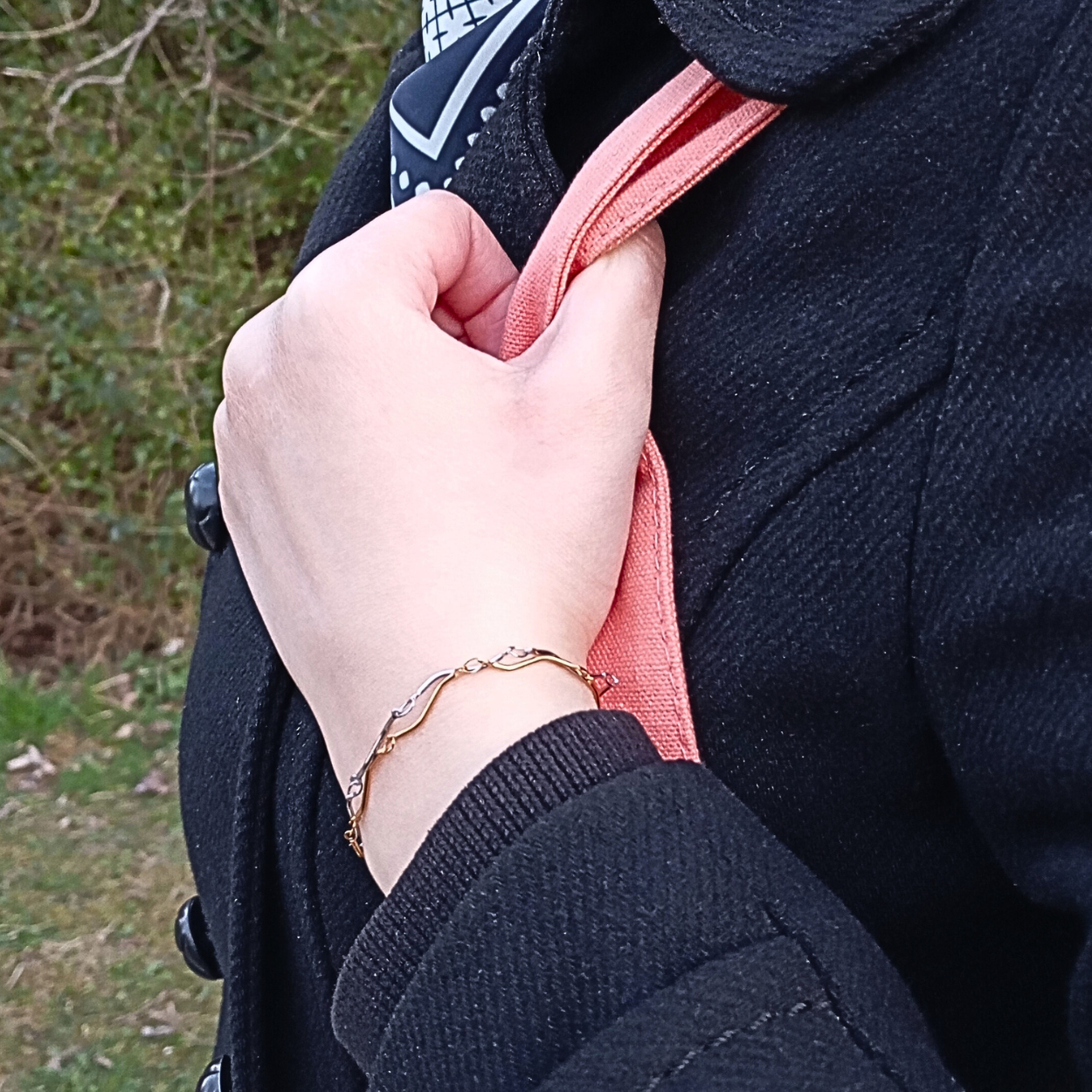 BRACELETS HARMONY. Gold, silver, stainless steel. Women. Handmade.
