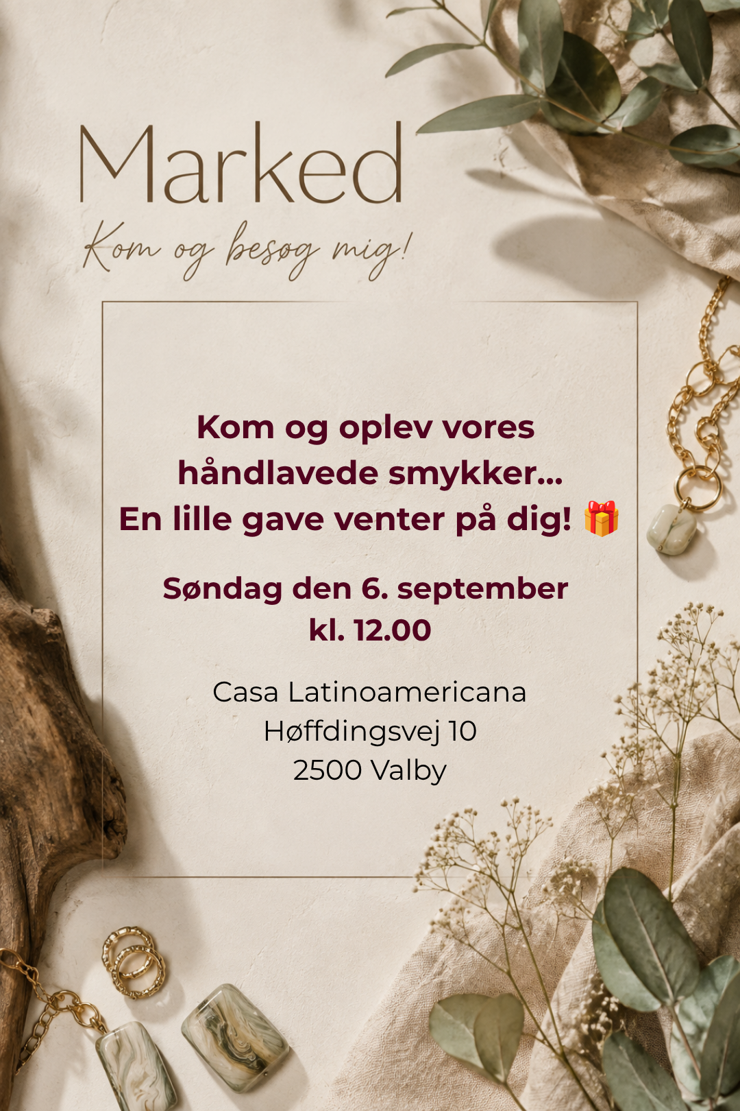 ✨ Mød Numa Accessories på markedet - 6. September 2026 - Gratis entré ✨