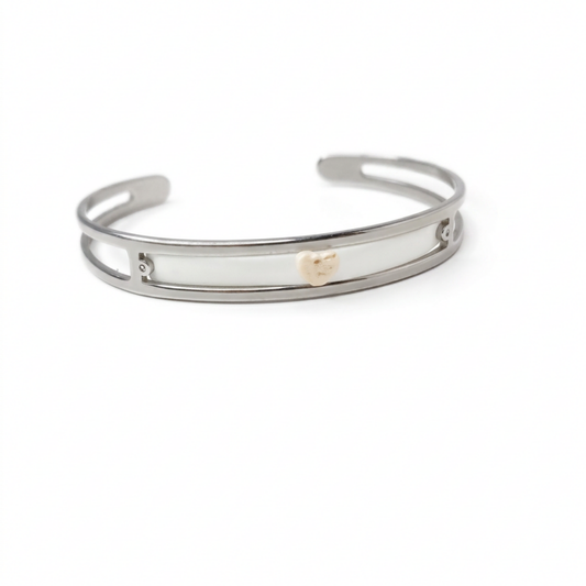 Armbånd THORA – Orkidé | Rustfrit stål | Guld | Sølv | Minimalistisk håndlavet design