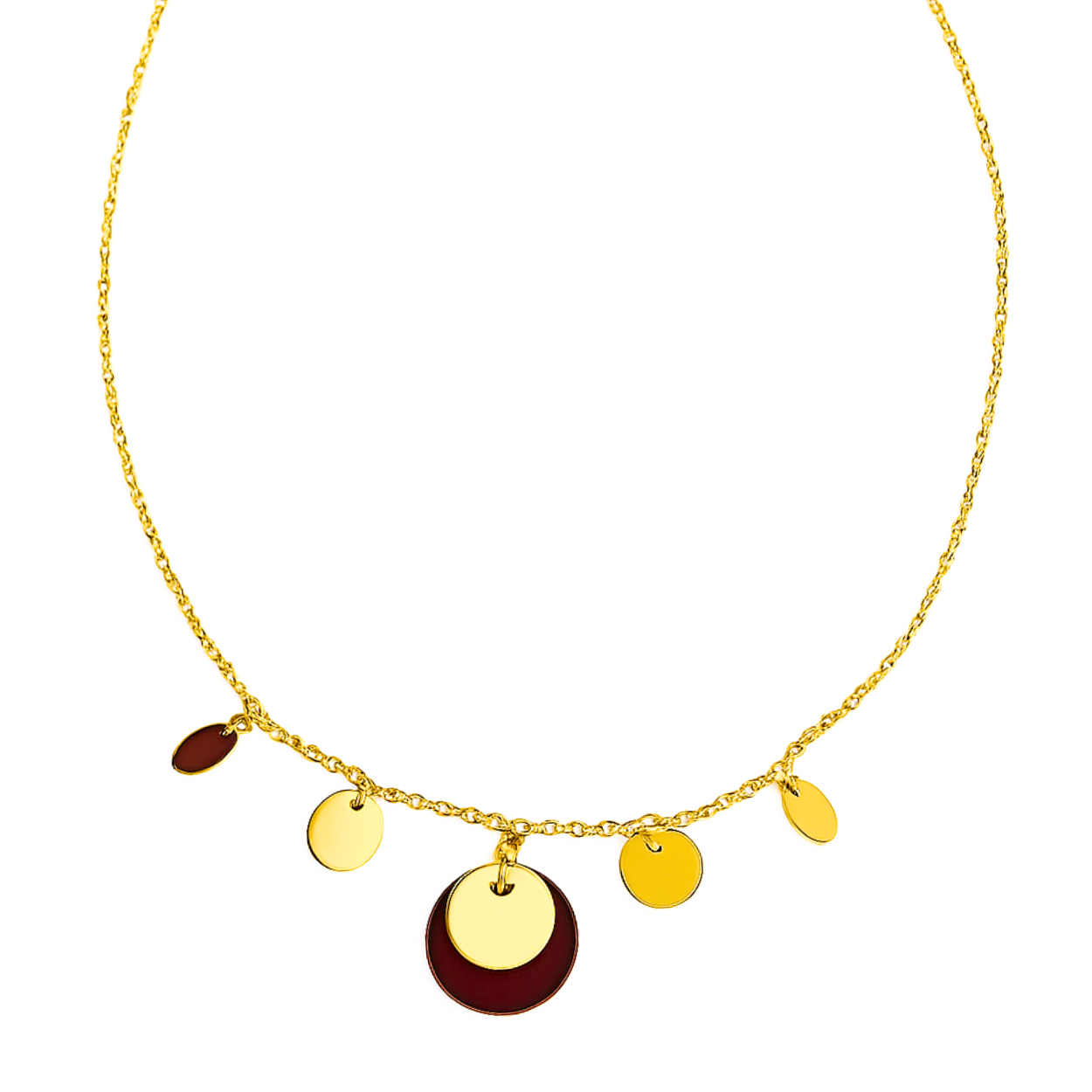 Necklace DISER – Gold & Silver | Stainless Steel | Minimalist Handmade Design