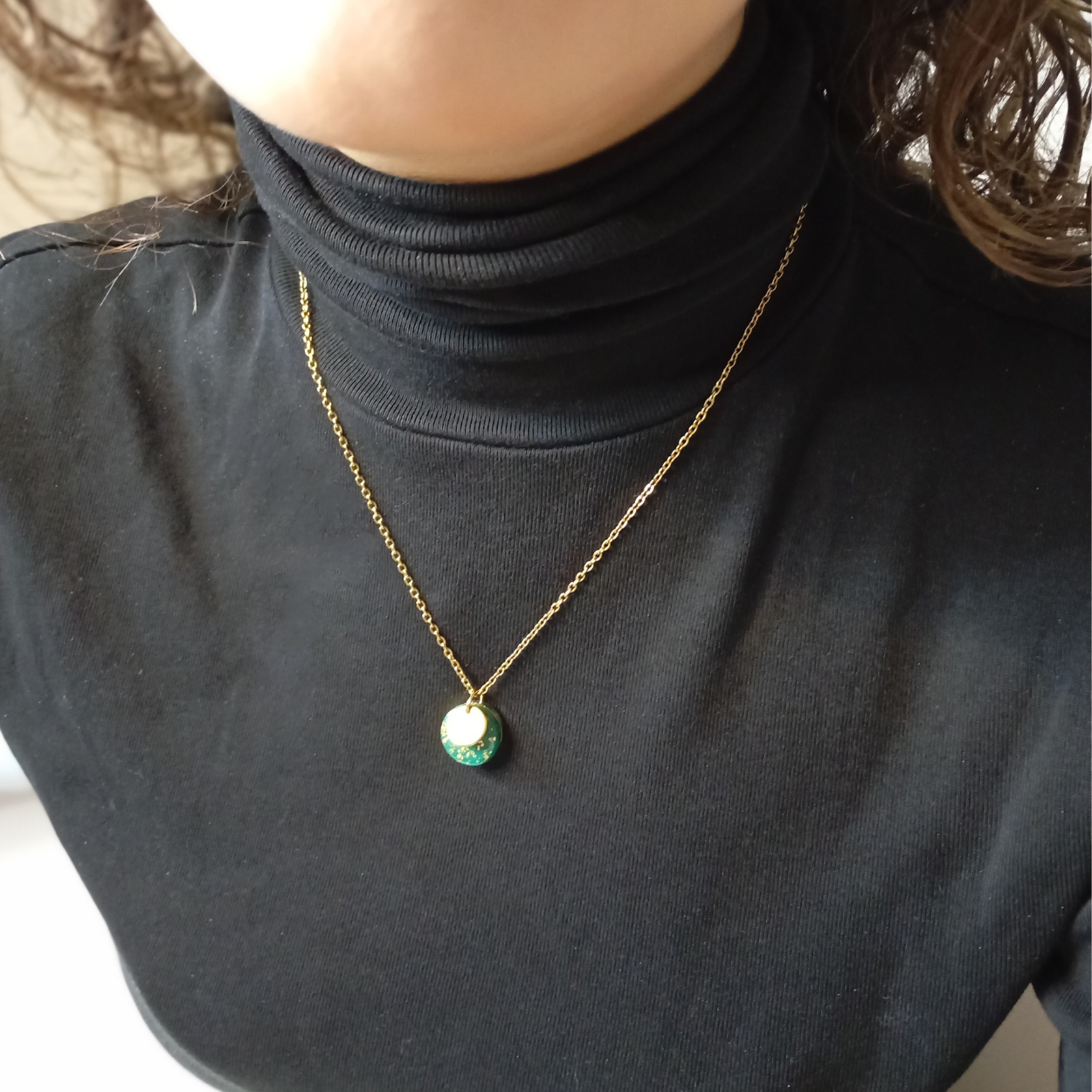 Necklace SAGA – Gold & Silver | Stainless Steel | Minimalist Handmade Design