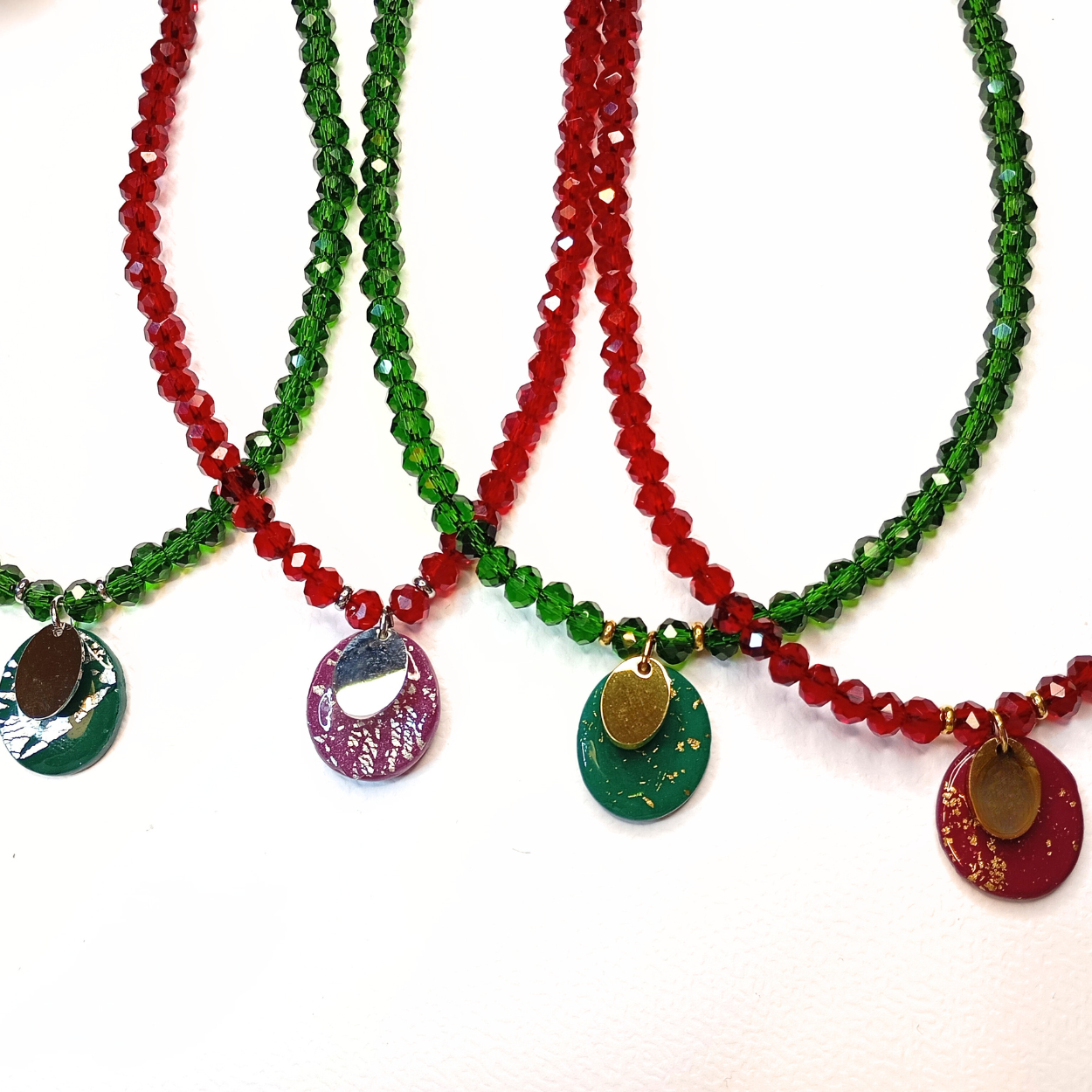 Necklace EDDA– Gold & Silver | Stainless Steel | Handmade with Charms