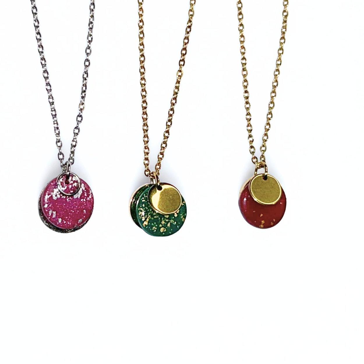 Necklace SAGA – Gold & Silver | Stainless Steel | Minimalist Handmade Design