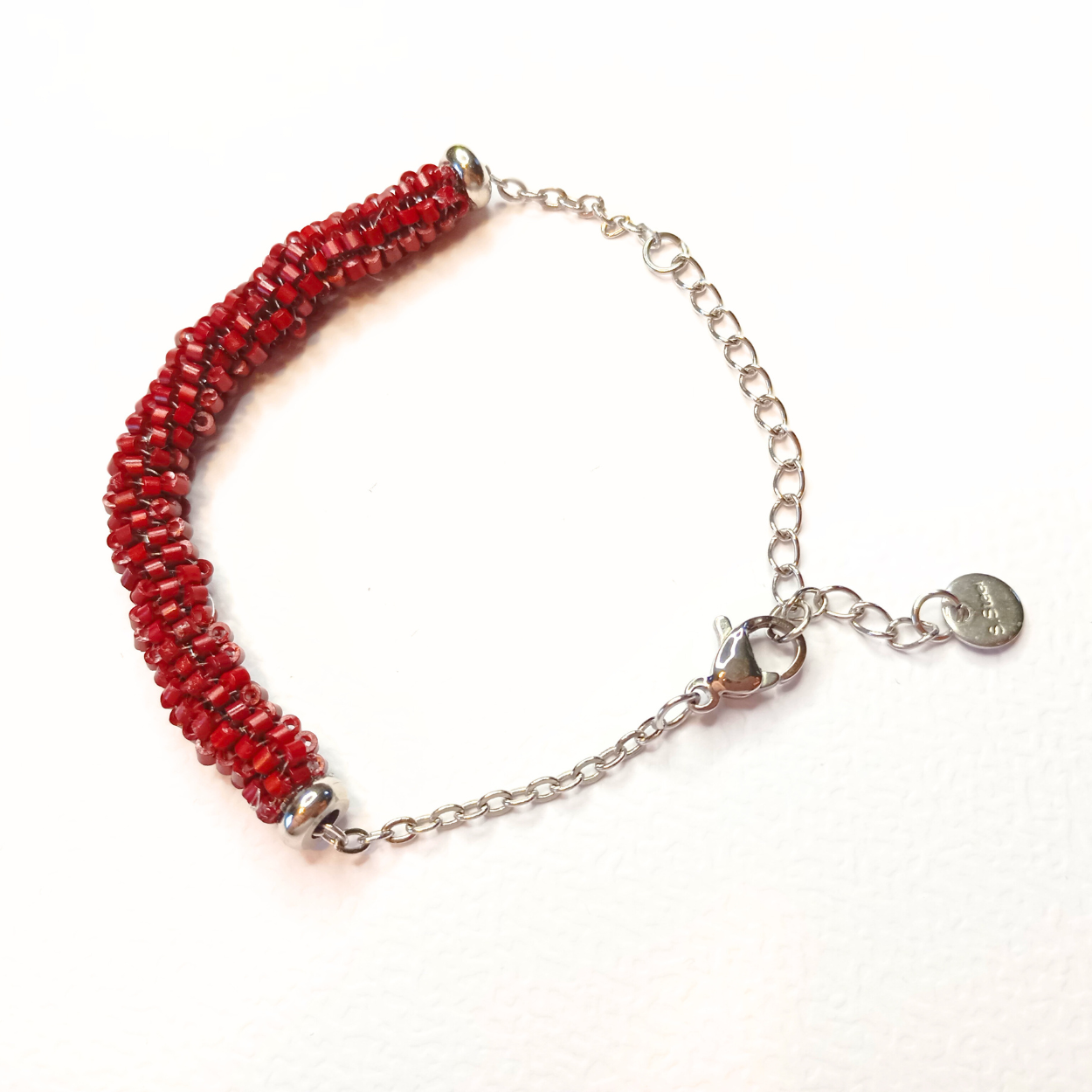 Bracelet HNOSS – Gold & Silver | Stainless Steel | Handcrafted with woven pearls