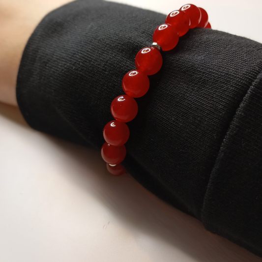 Bracelet IDUN – Gold & Silver | Stainless Steel | Handmade with Natural Stone