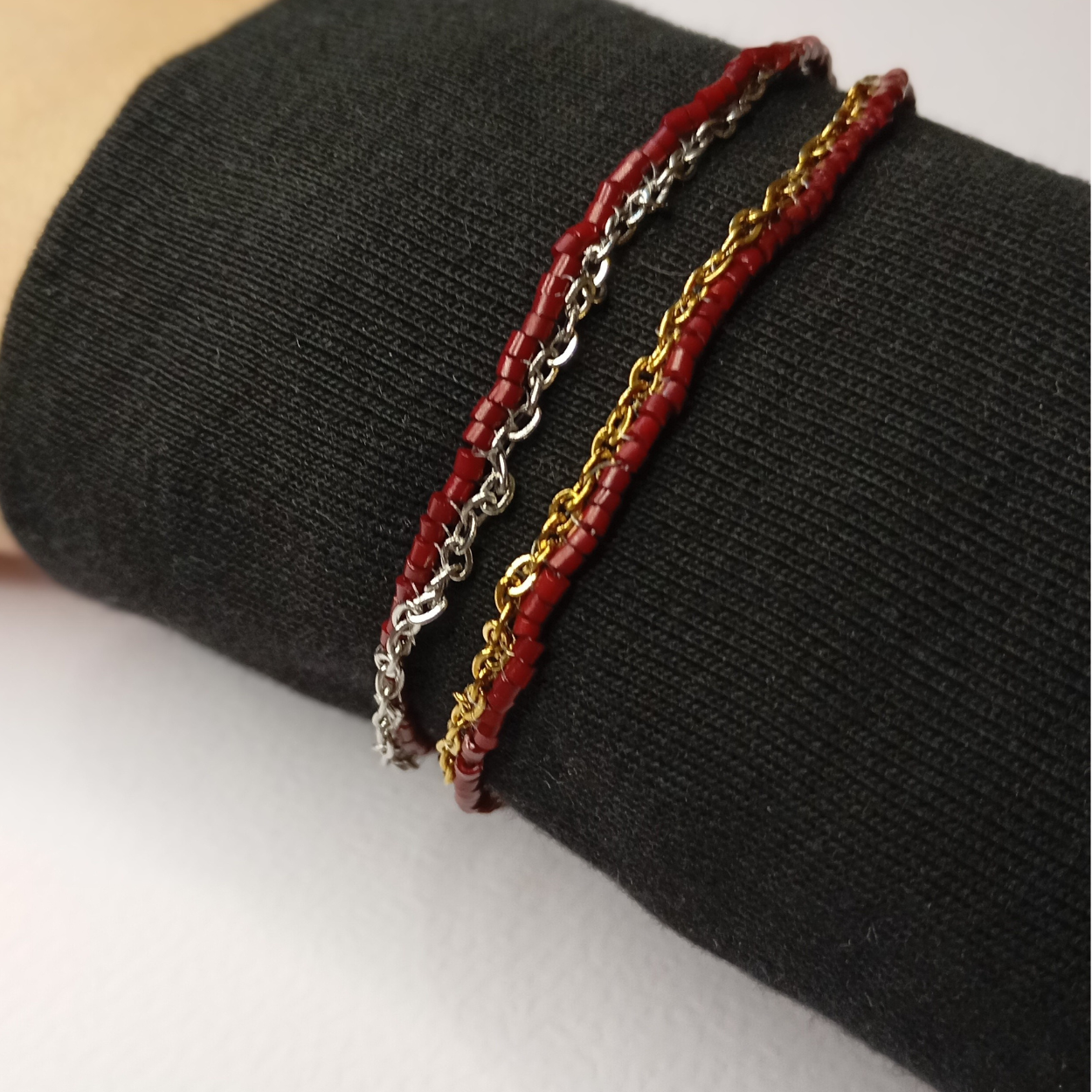 EMBLA Bracelet Set – Gold & Silver | Stainless Steel | Handmade Minimalist Design