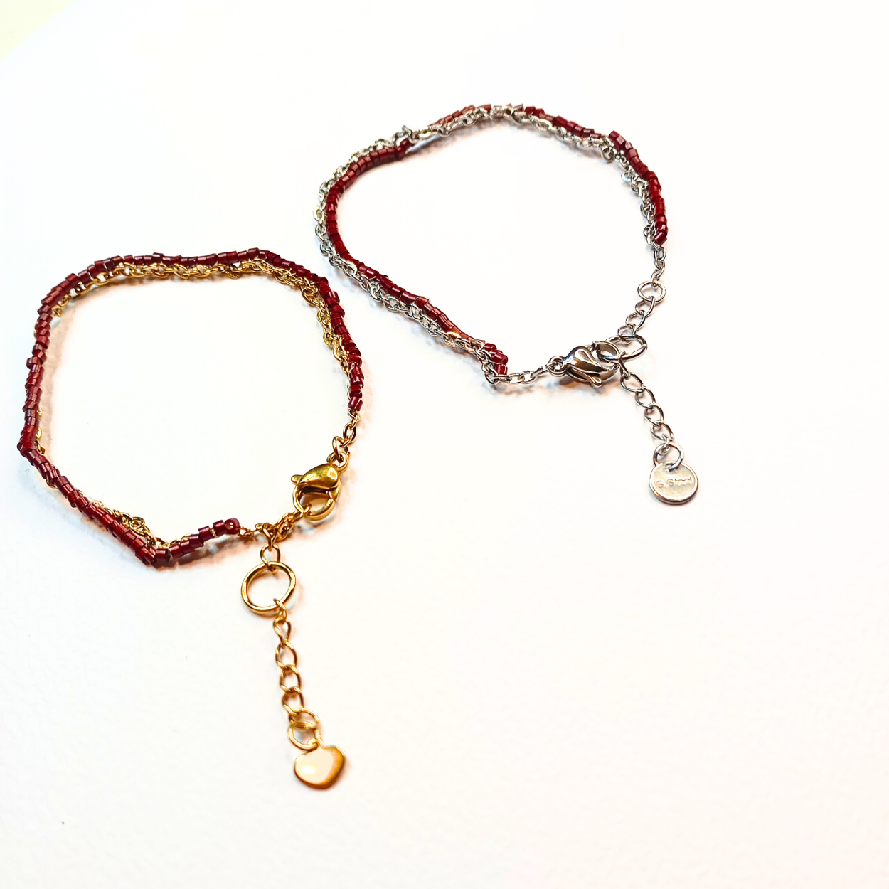 EMBLA Bracelet Set – Gold & Silver | Stainless Steel | Handmade Minimalist Design