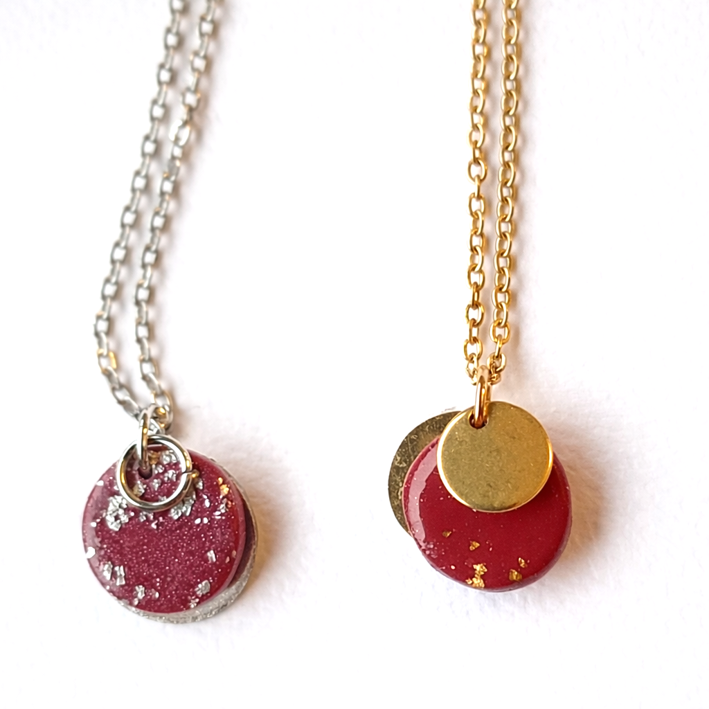 Halskæde SAGA – Guld & sølv | Rustfrit stål | Minimalistisk håndlavet design