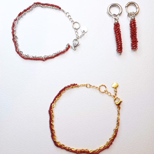 Gavesæt EMBLA & HEL – Håndlavede smykker klar til gave