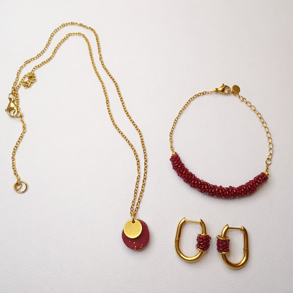 Gavesæt SAGA & SOL & HNOSS – Håndlavede smykker klar til gave