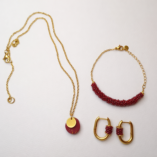 Gavesæt SAGA & SOL & HNOSS – Håndlavede smykker klar til gave