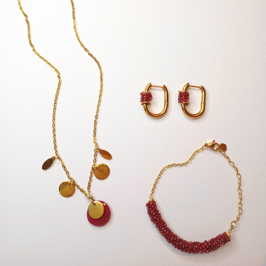 Gavesæt DISER & SOL & HNOSS - Håndlavede smykker klar til gave