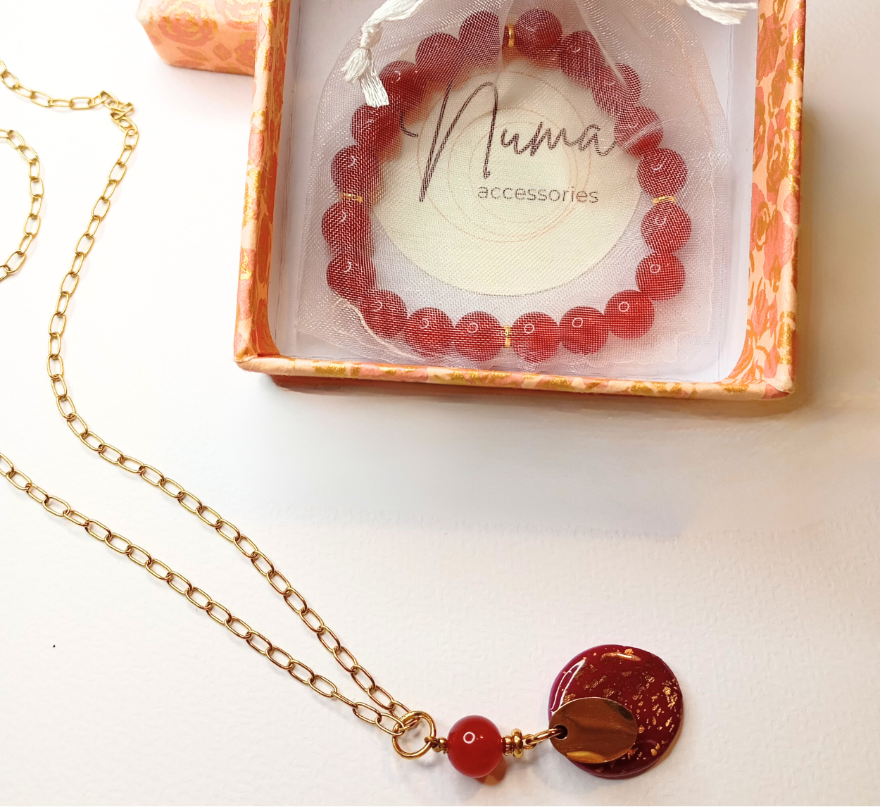 Gavesæt SKADI & IDUN – Håndlavede smykker klar til gave